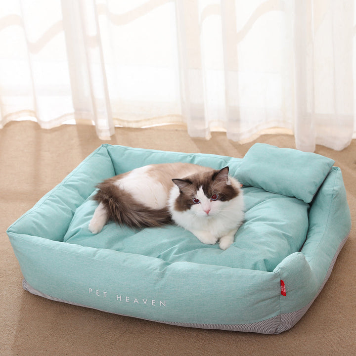 The Ultimate Comfort for Your Feline Friend: Pet Cat Nest Mat Semi Enclosed