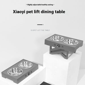 Discover the Ultimate Pet Lifting Table Foldable Dog Drinking Bowl