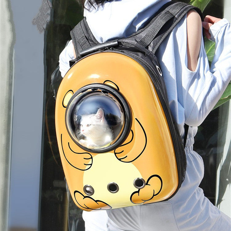 Experience Ultimate Comfort with Our Portable Breathable Space Pet Bag Travel