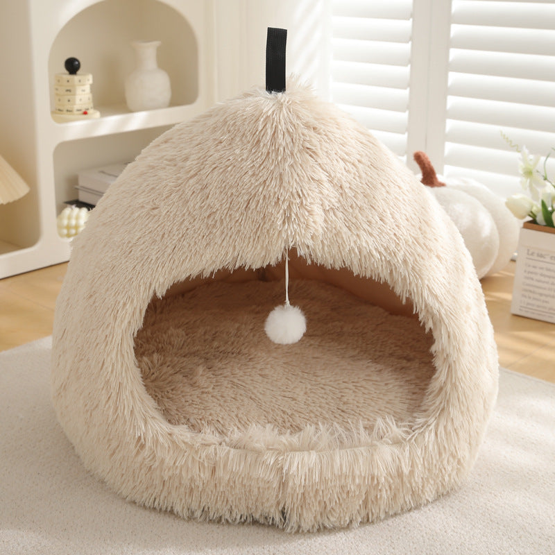 Winter Cat Nest Plush Warm Pet Bed: The Ultimate Comfort for Your Feline Friend