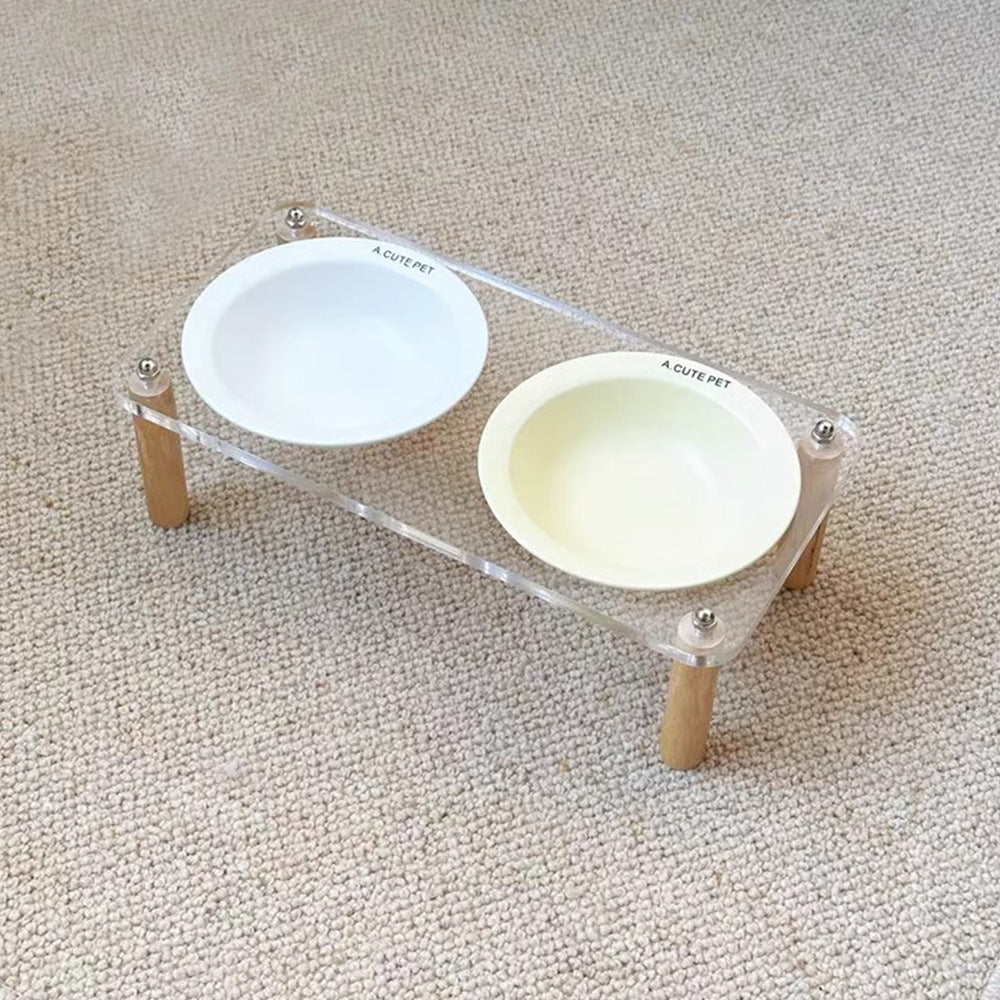 Cat Water Bowl Dog Basin Anti-tumble