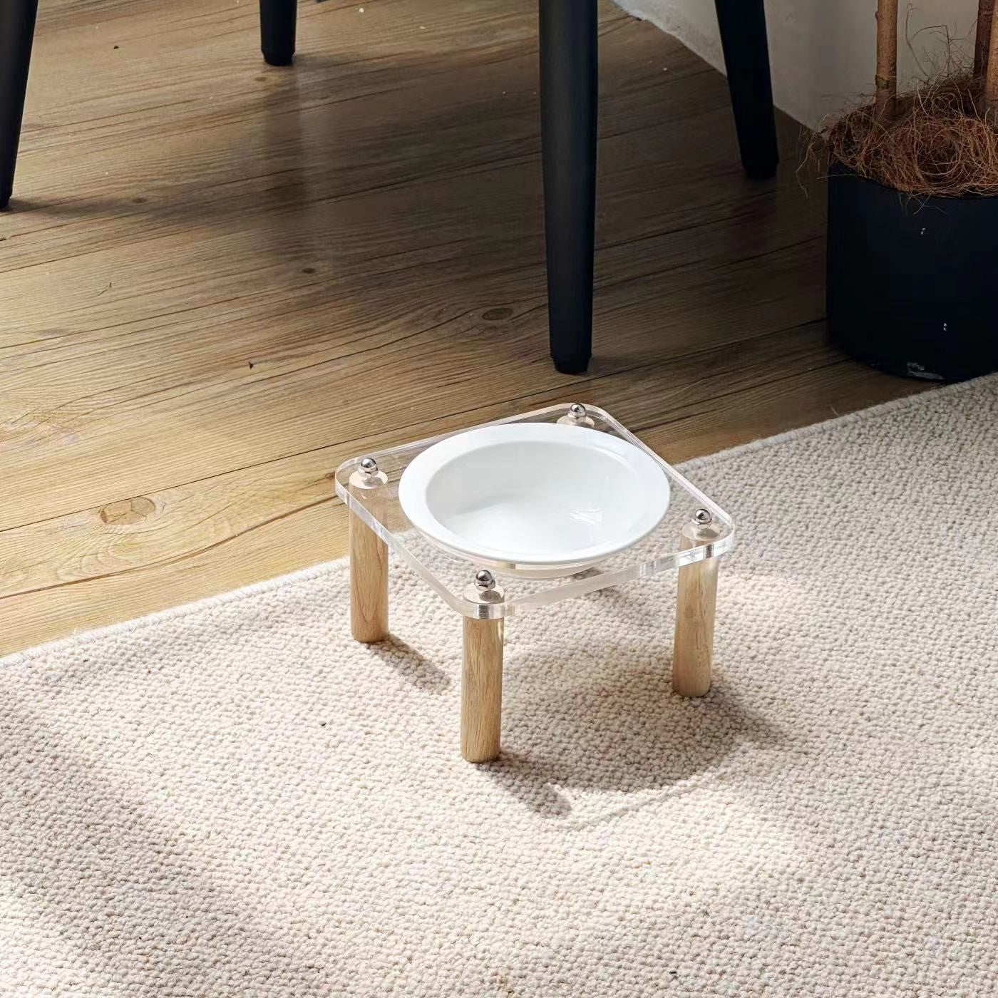 Cat Water Bowl Dog Basin Anti-tumble