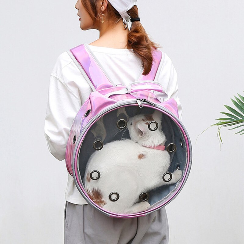 Transparent Pet Bag Go Out Portable Backpack