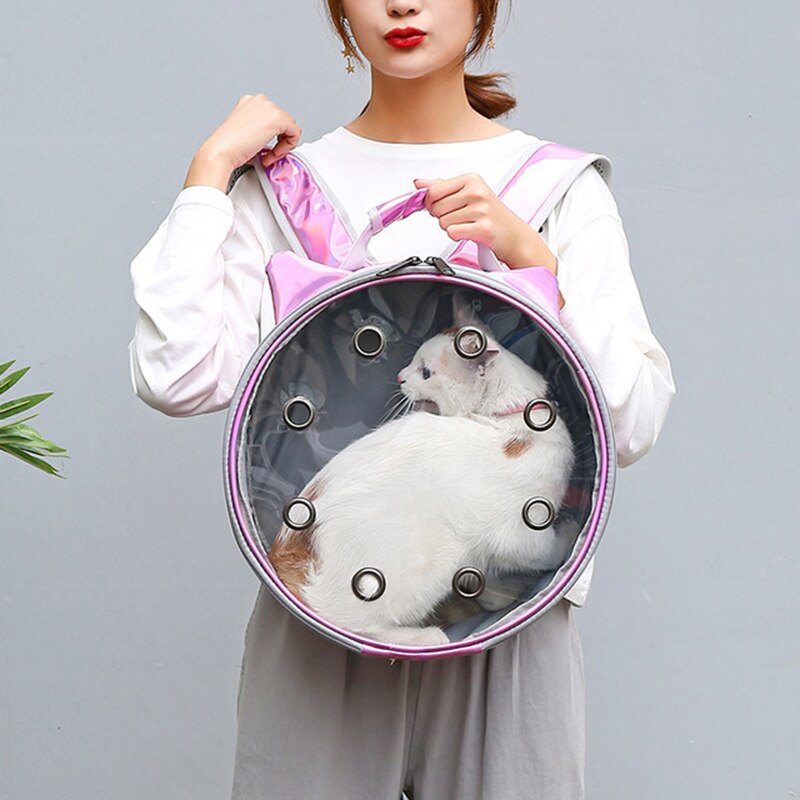 Transparent Pet Bag Go Out Portable Backpack
