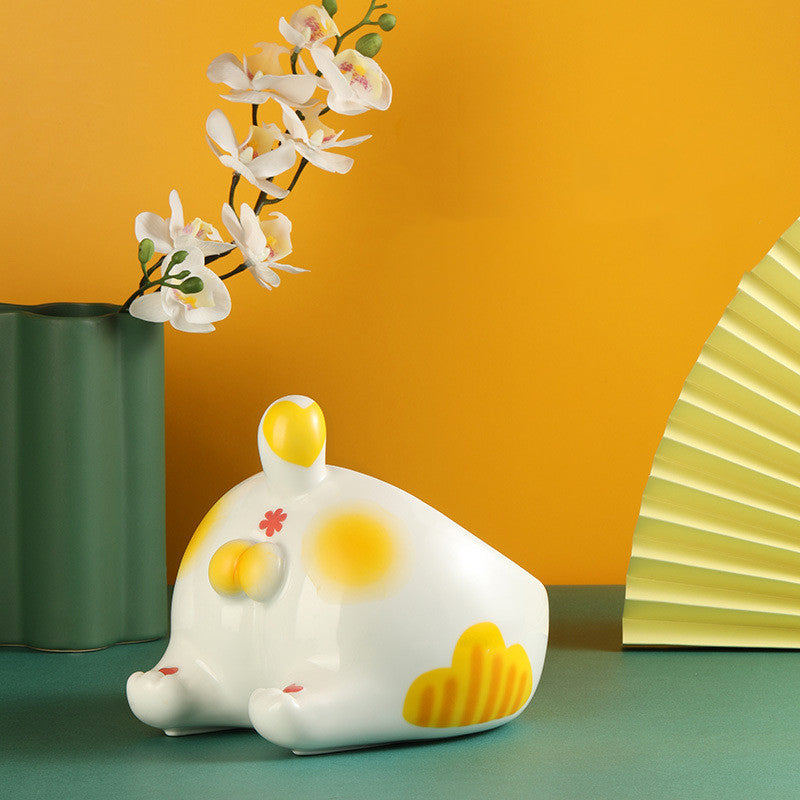 Ceramic Pet Bowl Cat Bowls Dog Feeding