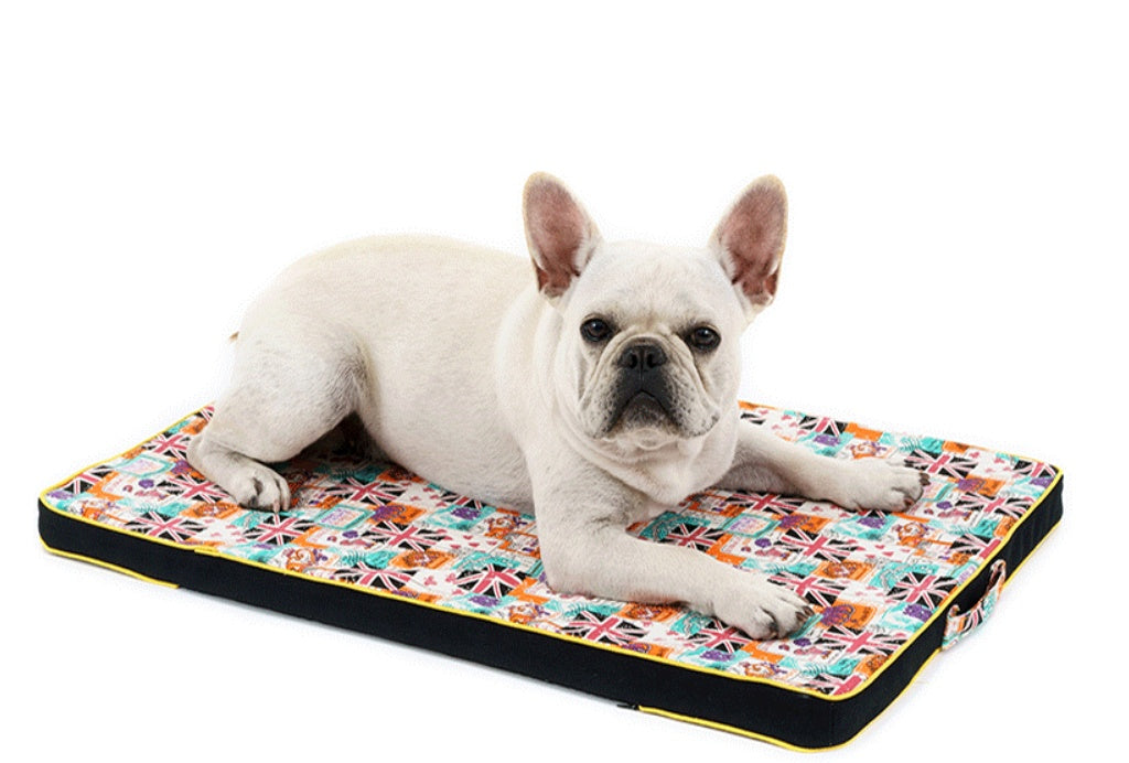 Thickened Pet Printing Canvas Dog Mats