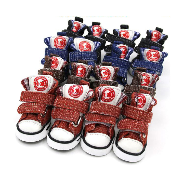 Small Dog Poodle Shoes Anti-dirty