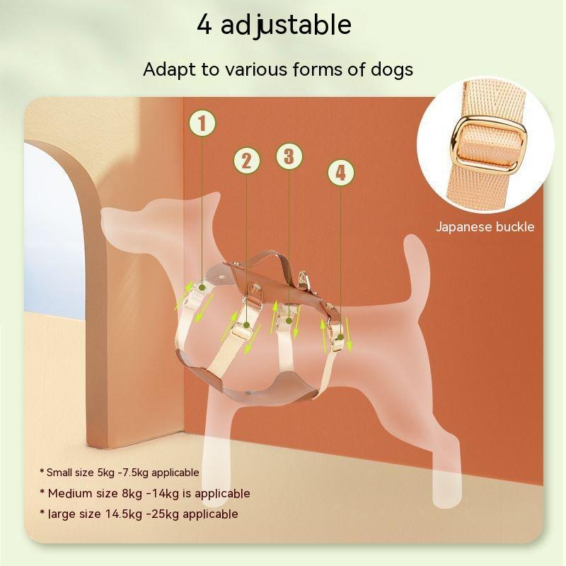 Vest Dog Leash Haulage Rope Package