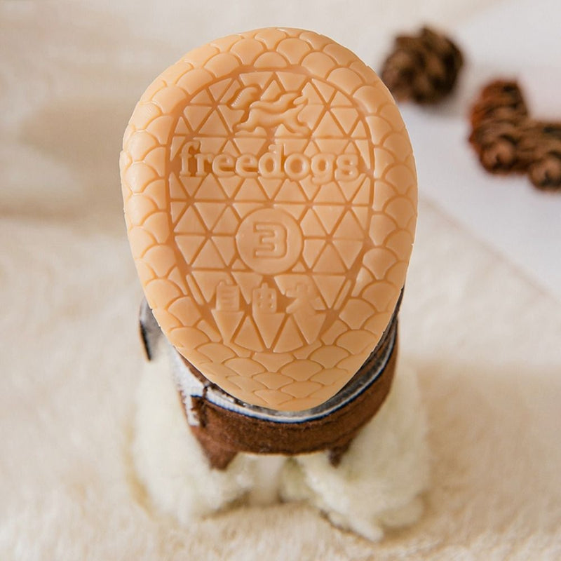 Winter Dog Shoes Thick Anti-slip Rain