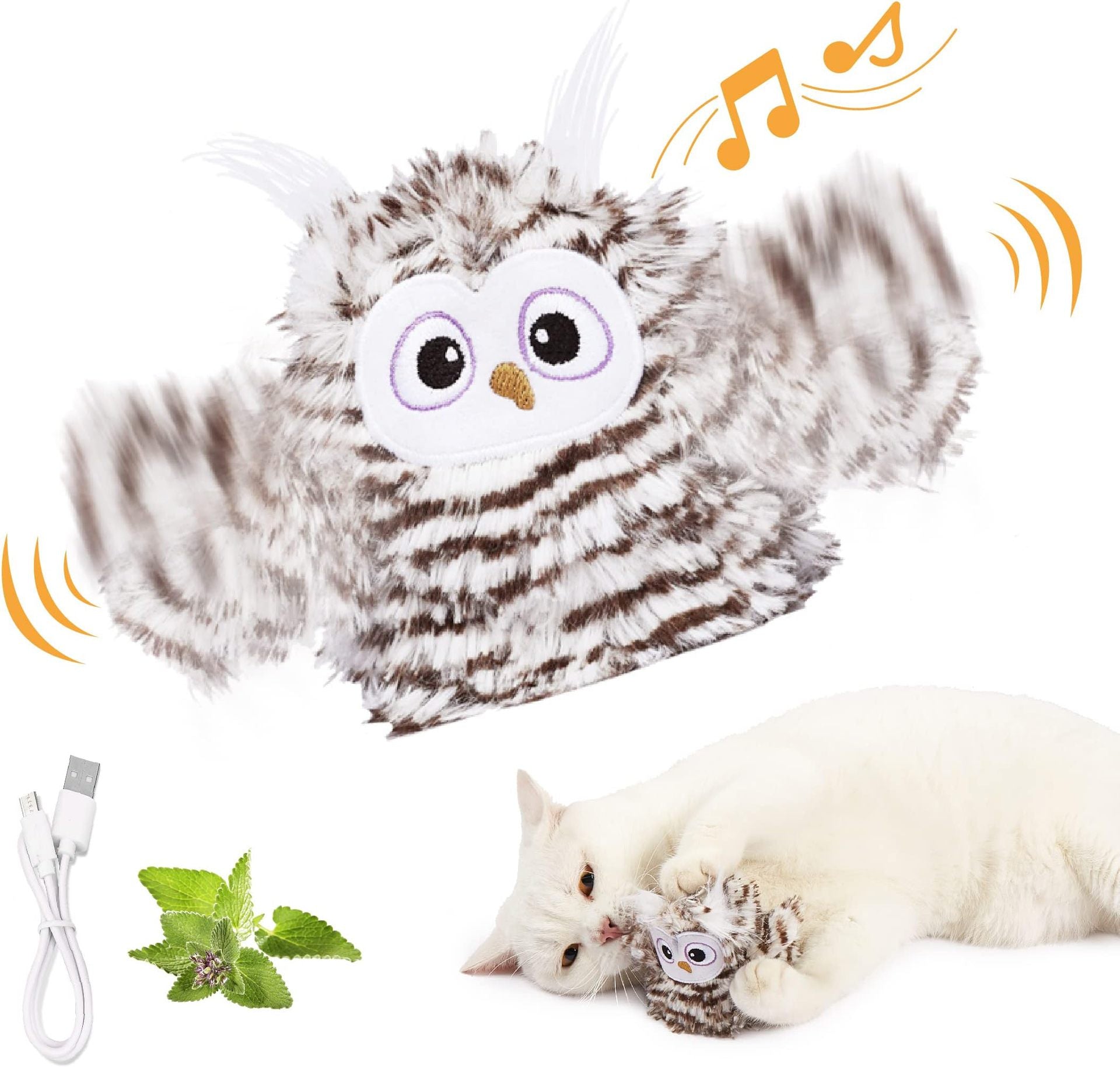 Interactive Cat Plush Toys For Indoor Cats