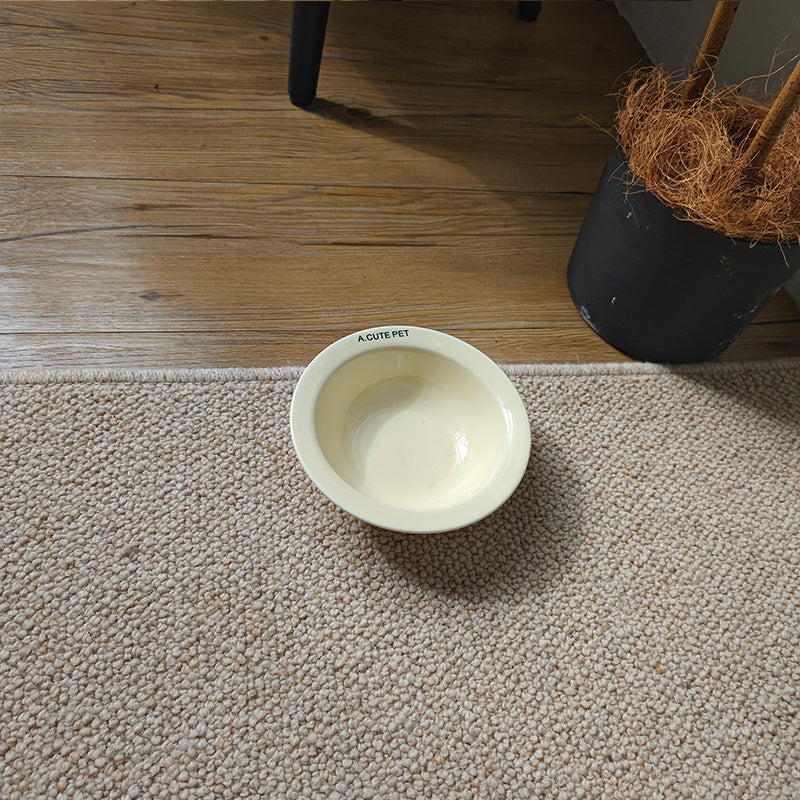 Cat Water Bowl Dog Basin Anti-tumble