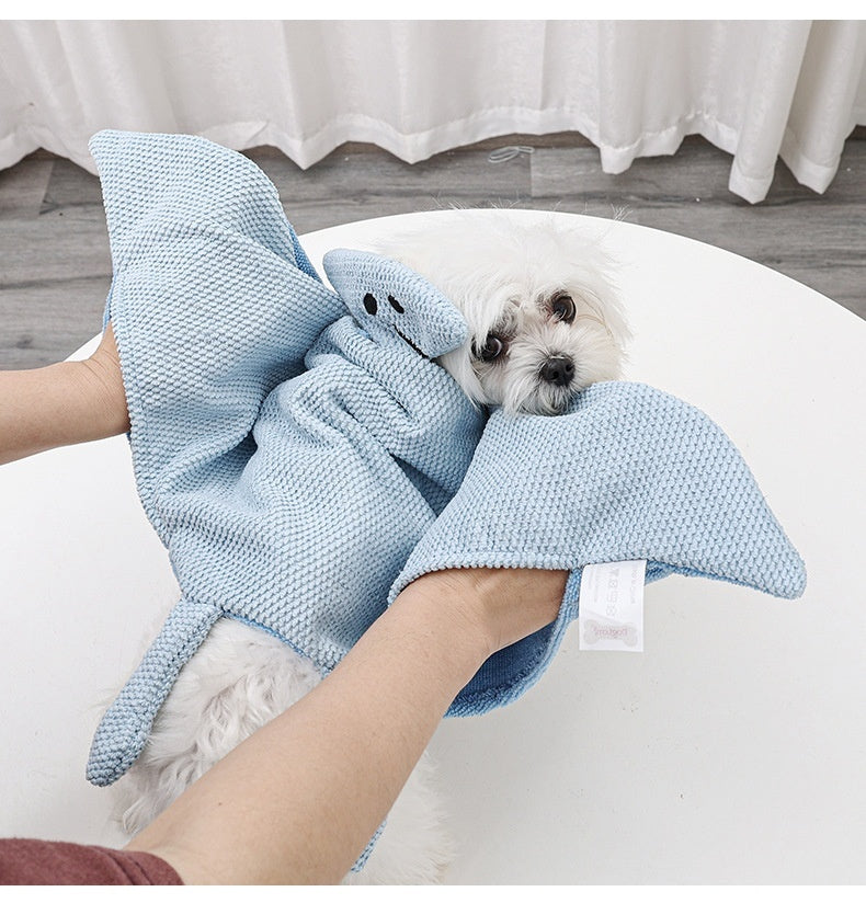 Dog Absorbent Bathrobe Bath Towel