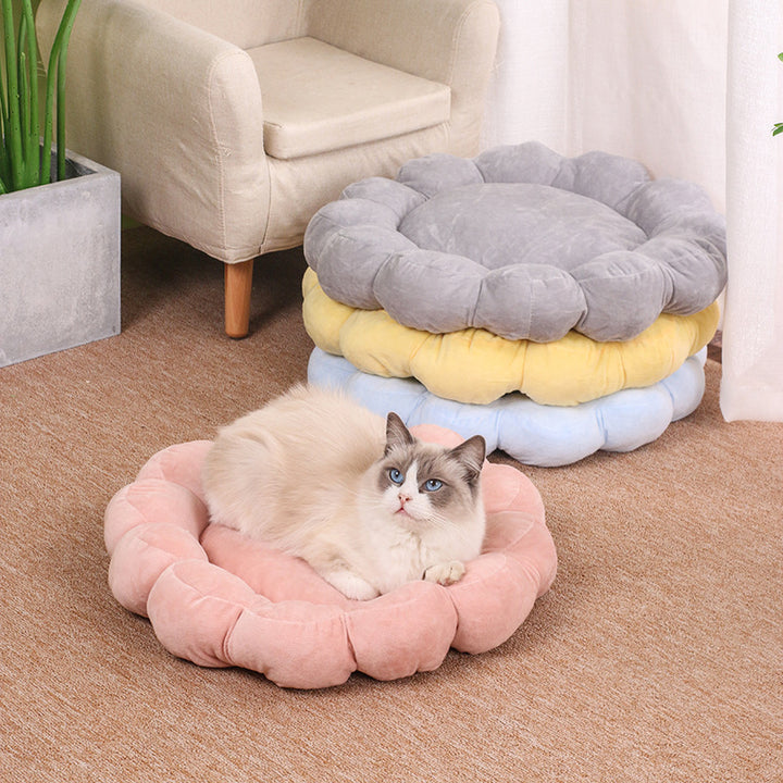 50x50cm Multi Color Petal Cat Nest