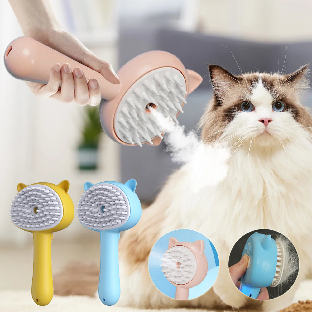 Hair Cleaning Mist Cat Grooming Brush