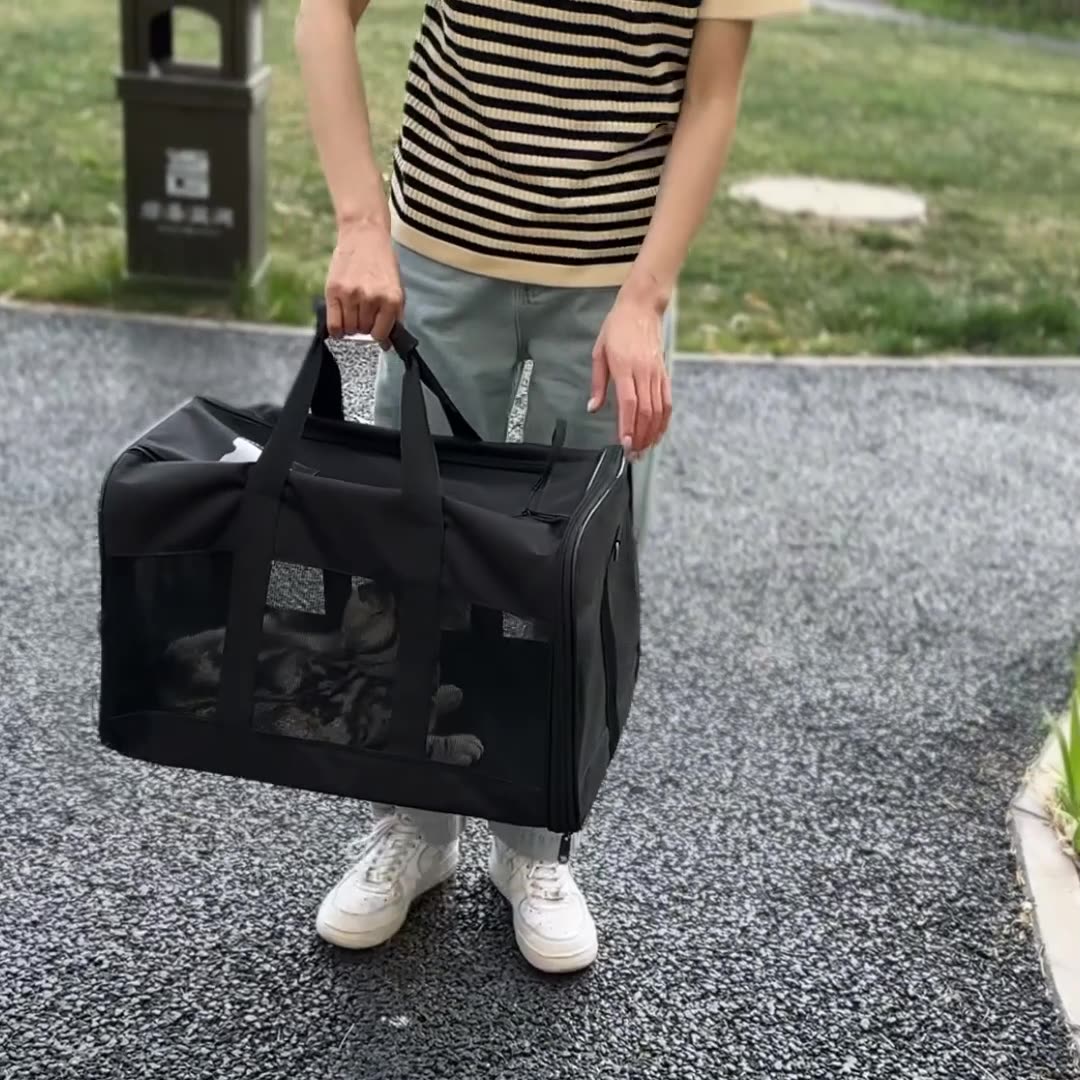 Dog Cat Carriers Bags Car Portable