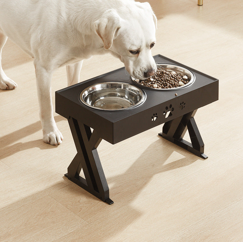 Pet Lifting Table Foldable Dog Drinking Bowl