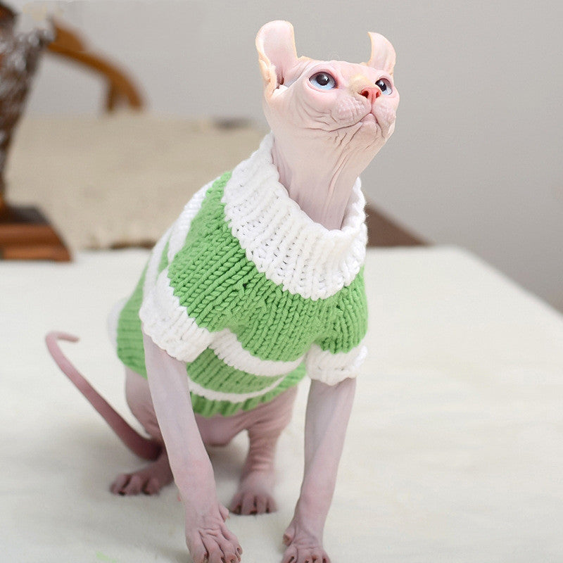Warm Sweater Pet Cat Clothes