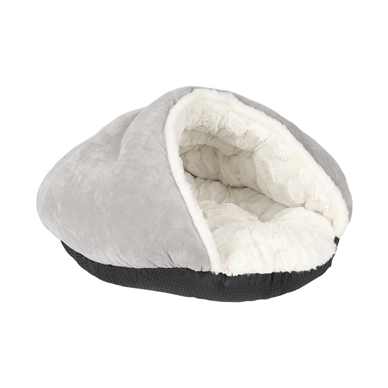 Semi-closed slippers pet nest