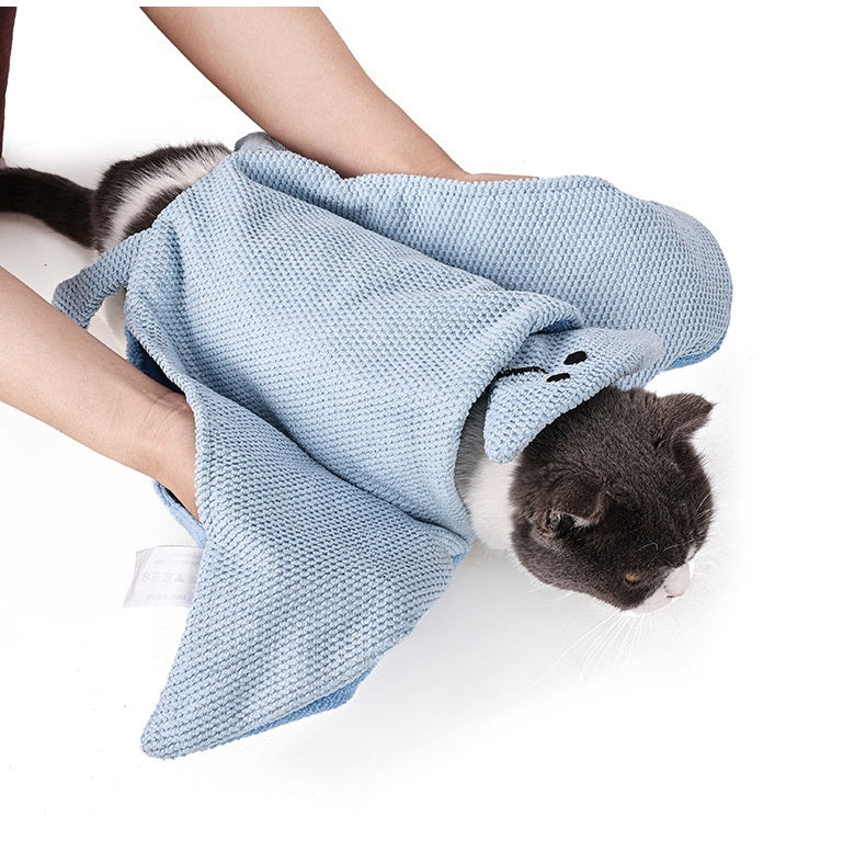 Dog Absorbent Bathrobe Bath Towel