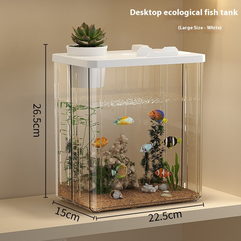 Desktop Small Fish Tank Landscape Thickening