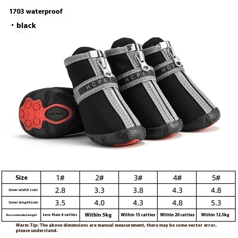 Wear-resistant Breathable Dog Shoes