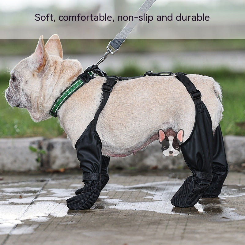 Waterproof Dog Shoes Adjustable Dog