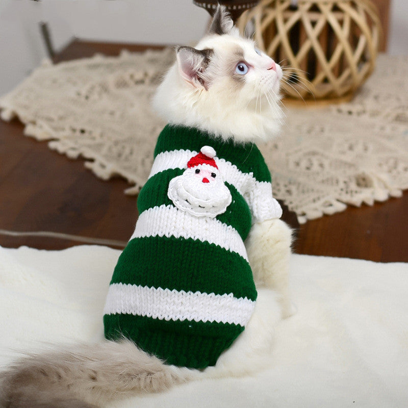 Warm Sweater Pet Cat Clothes