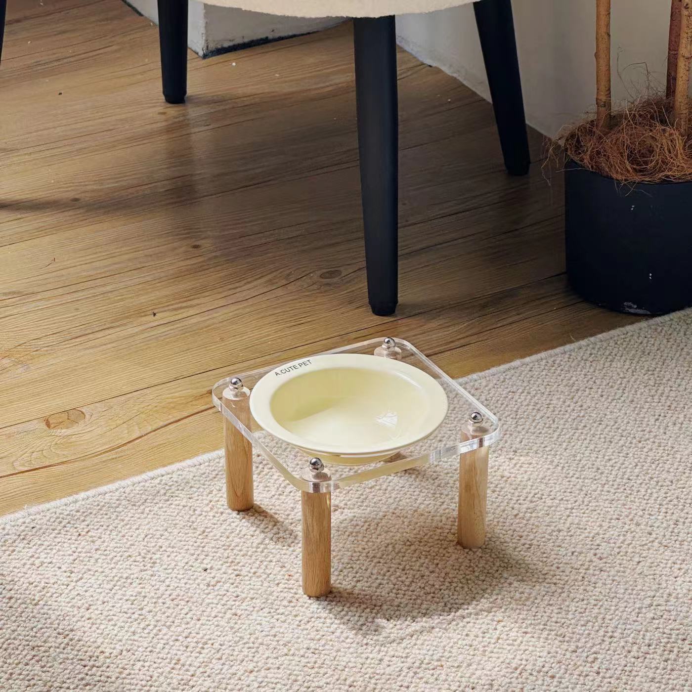 Cat Water Bowl Dog Basin Anti-tumble