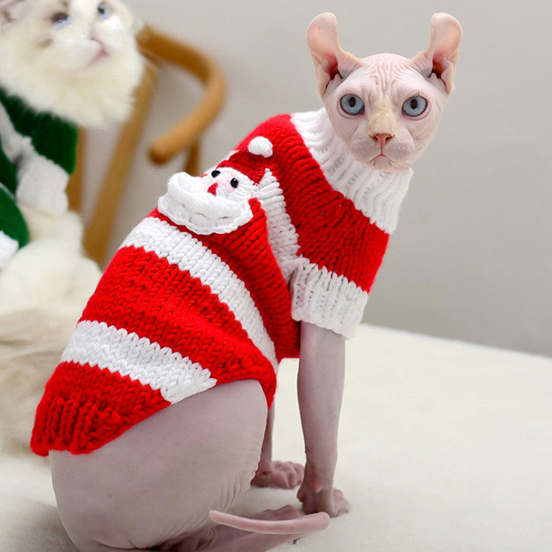 Warm Sweater Pet Cat Clothes