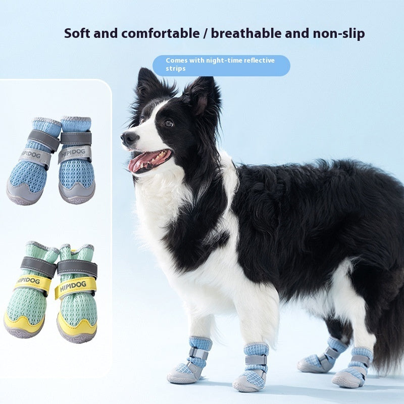 Dog Shoes Summer Breathable