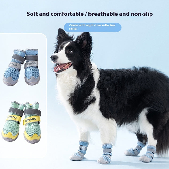 Dog Shoes Summer Breathable