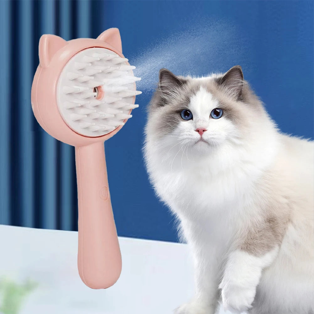 Hair Cleaning Mist Cat Grooming Brush