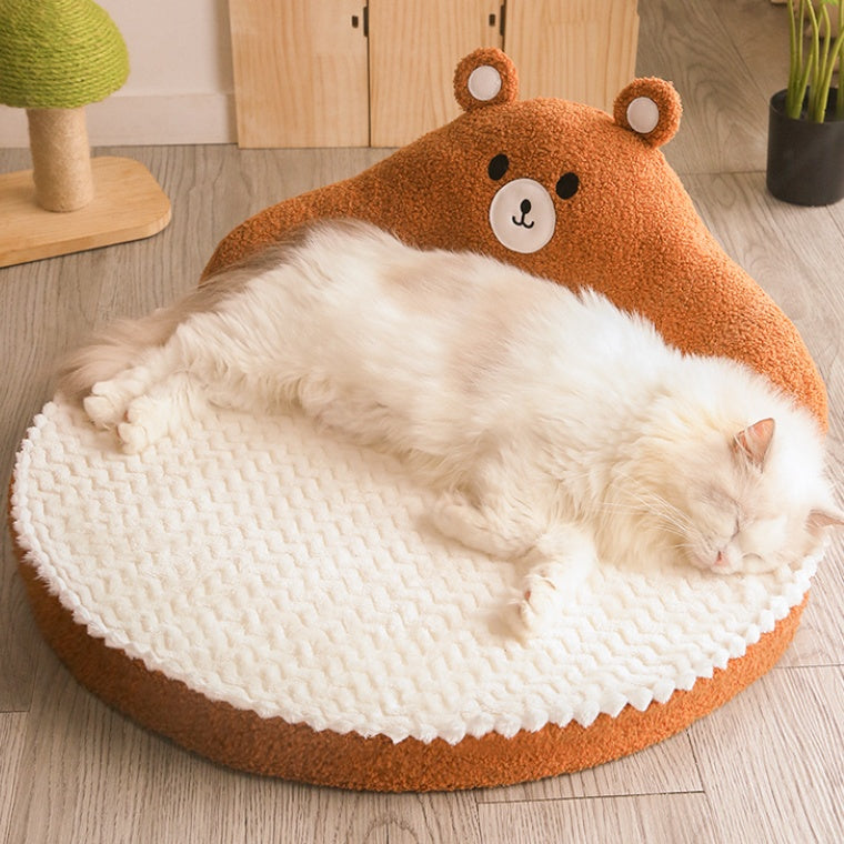 Nest Winter Sleeping With Cat Bed Mat