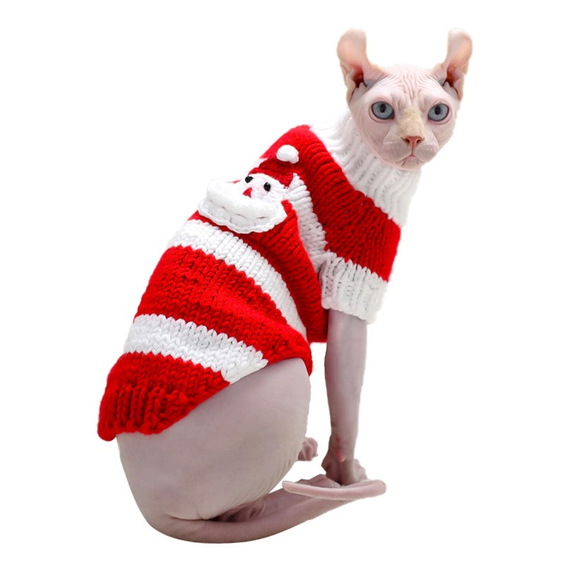 Warm Sweater Pet Cat Clothes