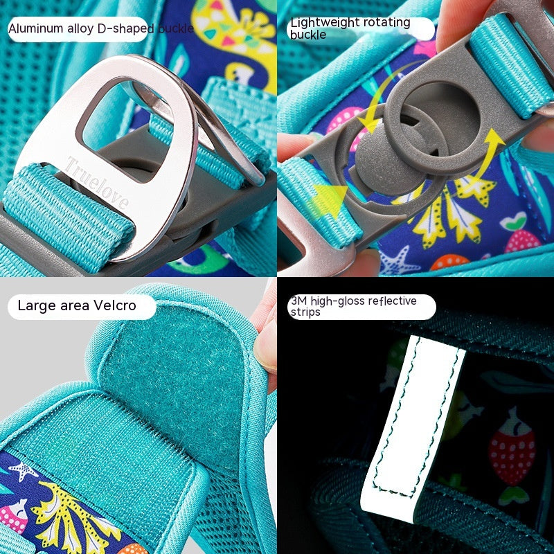 Dog Vest Strap Hand Holding Rope