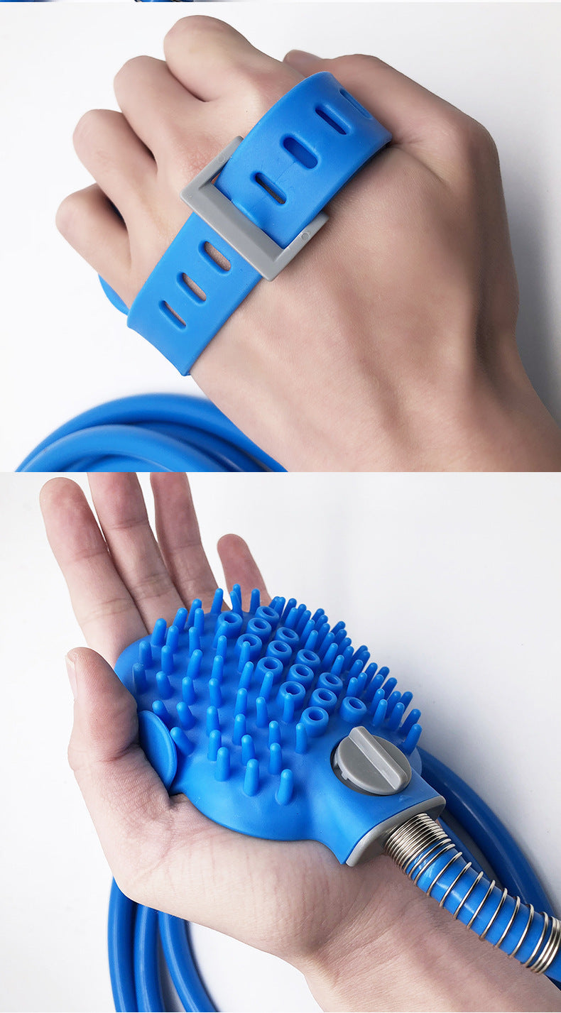 Pet Bathing Gloves Outdoor Shower Dog Bath