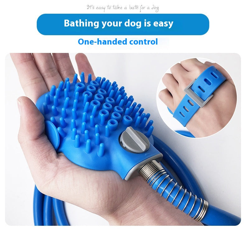 Pet Bathing Gloves Outdoor Shower Dog Bath