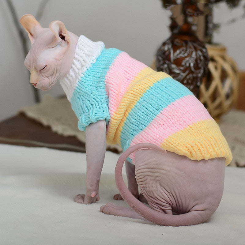 Warm Sweater Pet Cat Clothes