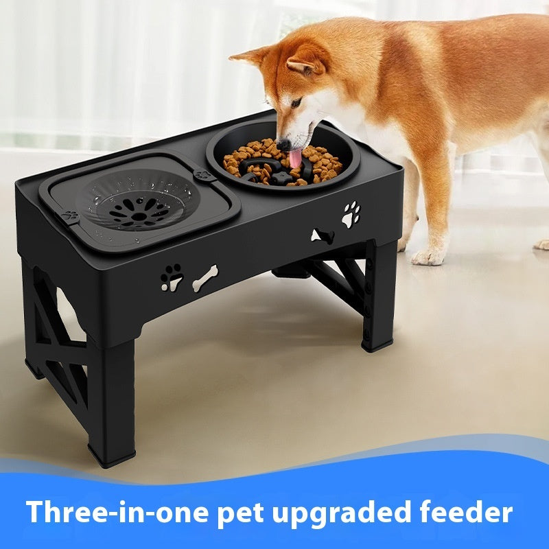Pet Stainless Steel Feeder Double Bowl