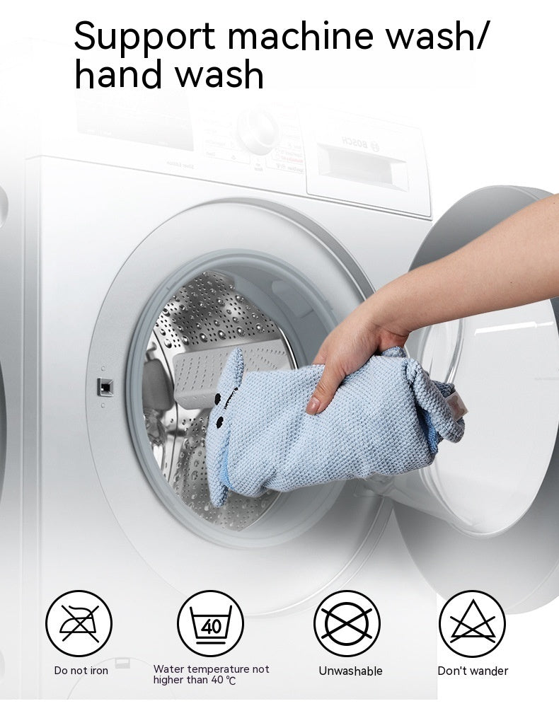 Dog Absorbent Bathrobe Bath Towel