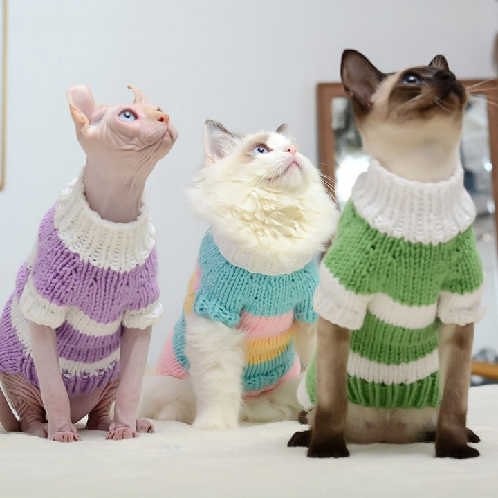 Warm Sweater Pet Cat Clothes