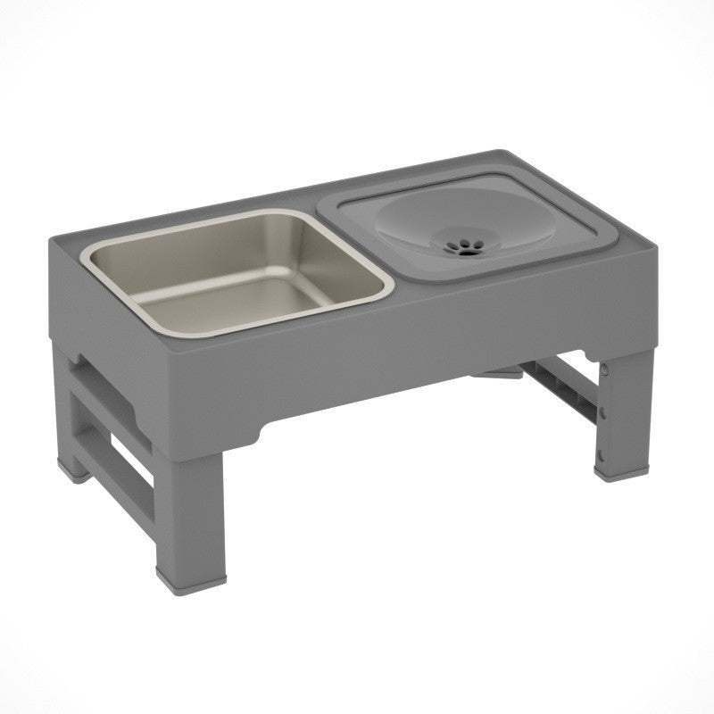 Pet Lifting Table Foldable Dog Drinking Bowl