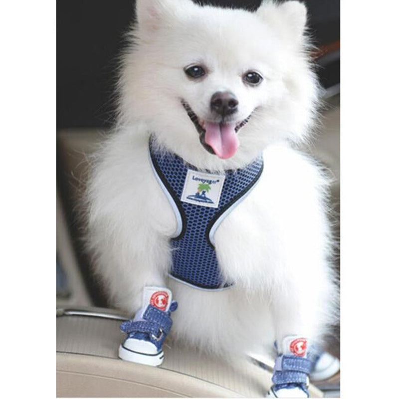 Small Dog Poodle Shoes Anti-dirty