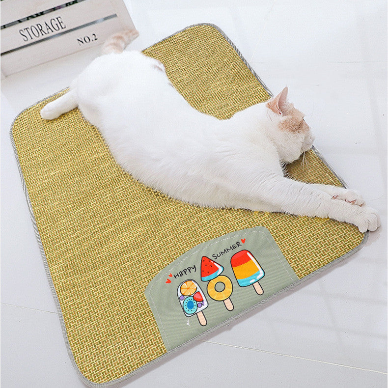 Pet Mat Ice Cool Grass Mat Dog's Nest