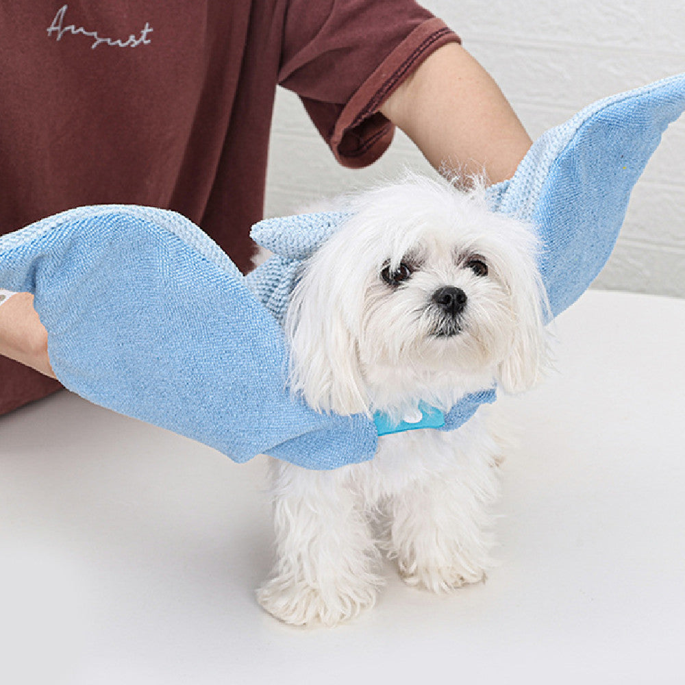 Dog Absorbent Bathrobe Bath Towel